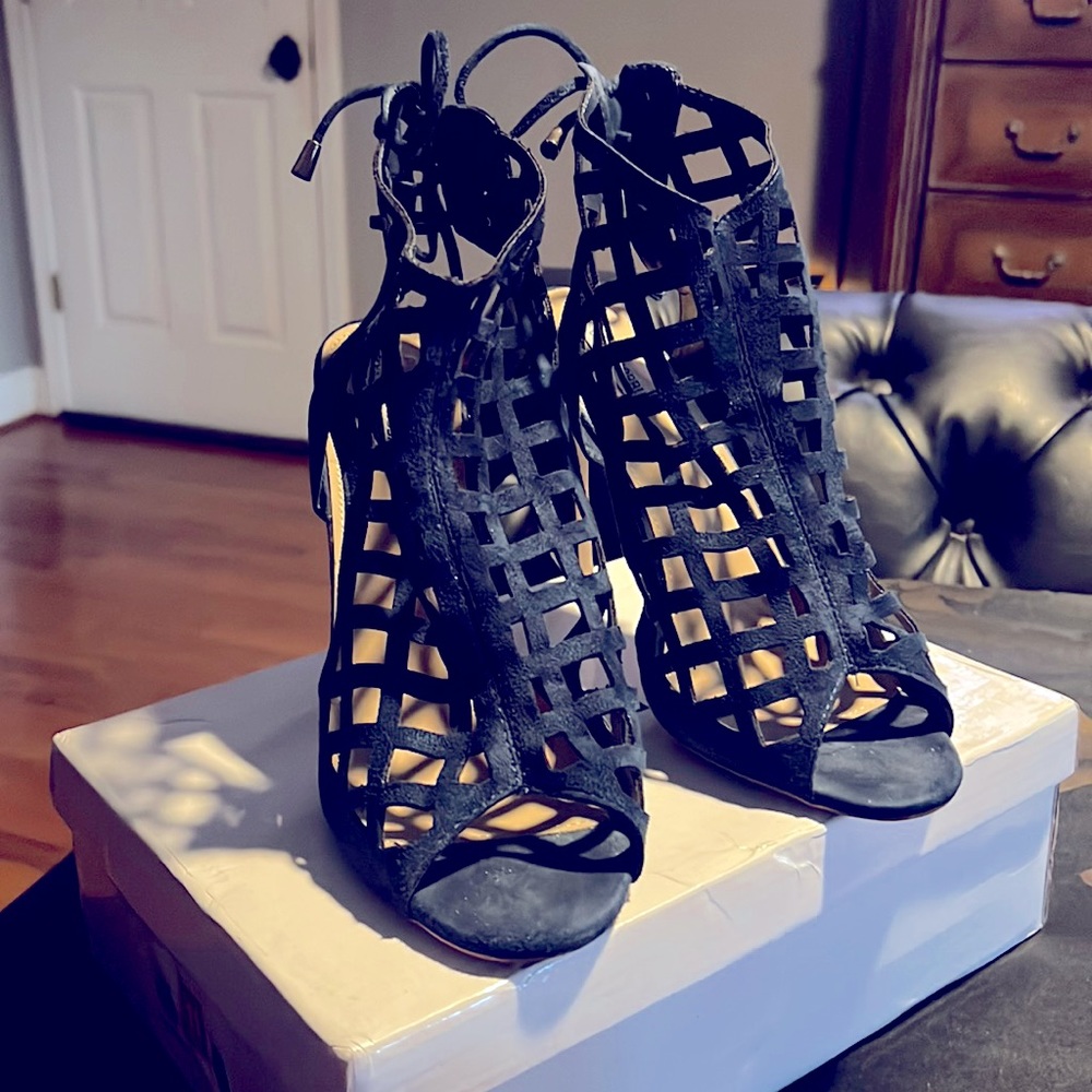 Navy Blue Sassy Shoes